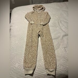 Cat & Jack Cream and Tan Kids One Piece